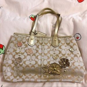 Coach Handbag Gold